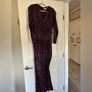 Sequence long dress